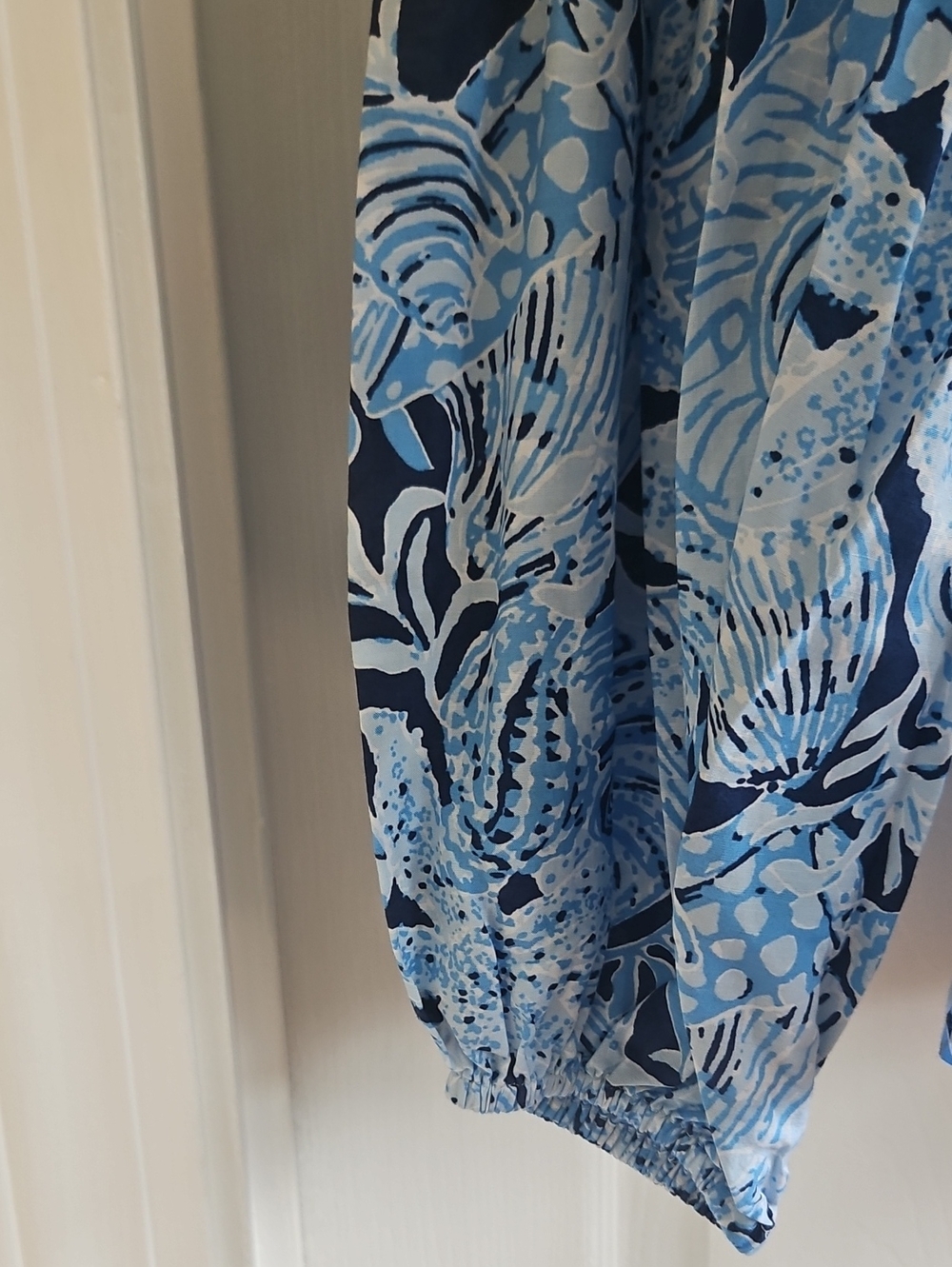 Lilly Pulitzer Coastal Constellation Blue Blouse - Picture 4 of 6